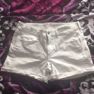 American Eagle White Shorts